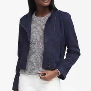 Banana Republic Vegan Suede Jacket